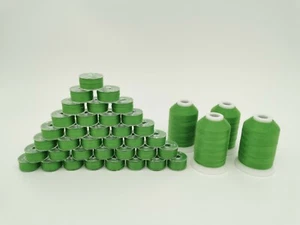 Sewing Thread Combo,size A,L or M prewound bobbin&4 spools same color top thread - Picture 1 of 38