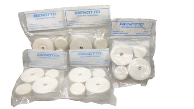 5 Benotto Textured White Handlebar Tape Cello Bar pack Vintage Bicycle New cinta - Image 1 of 4