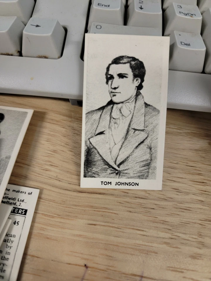 1938 F.C. Cartledge Famous Prize Fighters #3 TOM JOHNSON - Image 1 of 1