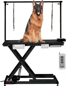50" Professional Electric Dog Grooming Table Pet Dog Grooming Station - Picture 1 of 9