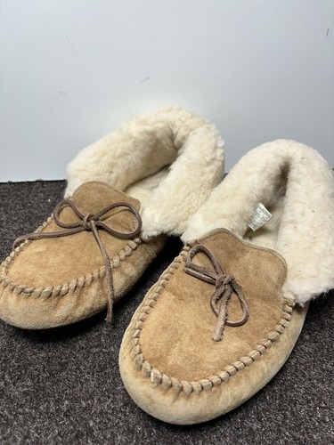 UGG ALENA Ciabatta in pelle 1004806 donna 10 castagno scamosciato shearling