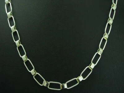 925 Argento Sterling Collier/Collana / Vero Argento/43,3cm/11,0g - Immagine 1 di 3