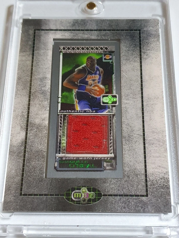 2003 Topps Rookie Matrix Shaquille O'Neal #PATCH Game Worn Jersey - Rare - Image 1 of 3
