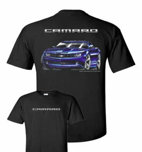 Chevrolet 5th Generation Camaro Mens Black T shirt licensed - Picture 1 of 5