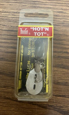 Storm Hot 'N Tot Thin Fin Pre Rapala H57 Phantom Black raro novo em folha - Imagem 1 de 4