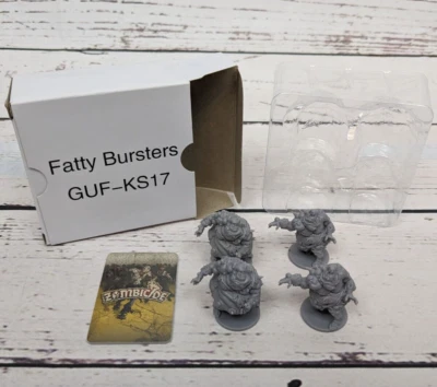 Zombicide Green Horde - Fatty Bursters Miniatures - GUF-KS17 (4 in box) New - Image 1 of 4