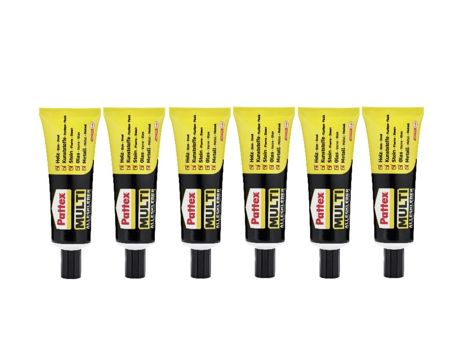 Pattex Multi Alleskleber Universalkleber Kraftkleber Bastelkleber Kleber 6x 50g