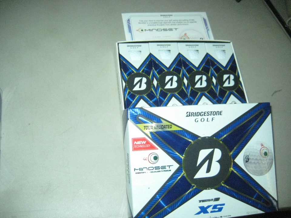 2 dozen BRAND NEW 2024 Bridgestone Tour B XS golf balls White Mindset