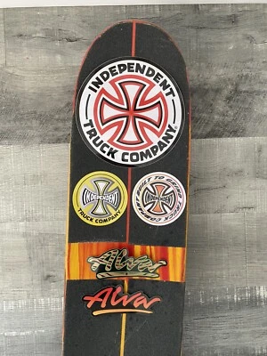 ALVA SKATEBOARDS ALVA SKATEBOARD STICKER SET “5” STICKERS 70’s 80’s 90’s Vintage Skateboard Decal