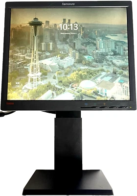 Lenovo L1711p-C ThinkVision 17" Monitor w/ Adjustable Stand Tested No Cords USED - Image 1 of 4