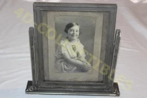 Vintage Art Deco Wooden Swivel 8 X 10 Picture Frame Ornate Nouveau 1930s  - Picture 1 of 12