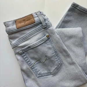 7 for all Mankind Luxe Vintage Josefina Women’s Blue Jeans 24 Boyfriend Relaxed - Picture 1 of 22