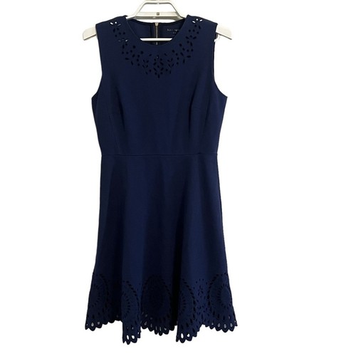 Abito Kate Spade ritagliato ponte blu navy