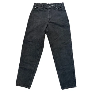 Jeans Vintage Levi's Orange Tab 560 36x34 Vestibilità Larga Conica Nero Skate anni 90 - Foto 1 di 11