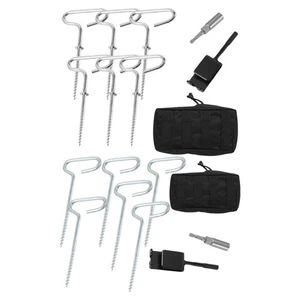 9pcs Universals Ice Fishing Anchors Tool Multifunctional Beach Tent Pegs - Picture 1 of 10