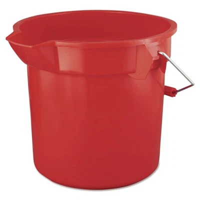 Rubbermaid Commercial 2614RED 12 pulgadas 14 qt. Cubo utilitario redondo BRUTE - rojo nuevo Foto 1 de 2