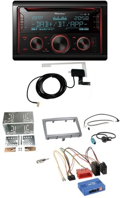 Pioneer 2DIN Lenkrad DAB USB CD Bluetooth Autoradio für Porsche Boxster 2004-200 - Bild 1 von 4