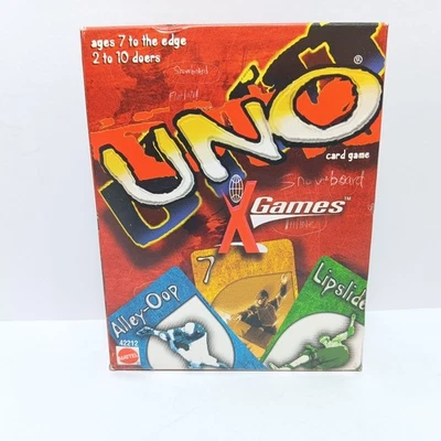 UNO X GAMES *Rare* Collectible Cards Games VTG 1999 ESPN XGames Mattel New Htf - Image 1 of 4