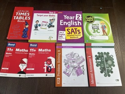 Collins English SATS, Power maths, Target, Bond 11+ ,Schofield &Sims work books. - Image 1 of 4