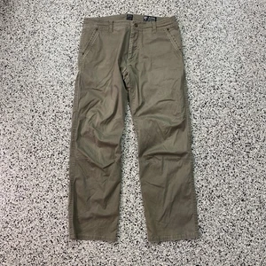 Kuhl Slackr Hose Herren 36x32 grau khaki Stretch Baumwolle Outdoor Arbeit Utility - Bild 1 von 7