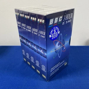 5 X BBC E180 VHS Cassette Tapes 3 Hour. New and Sealed Blank Video Tapes - Picture 1 of 5