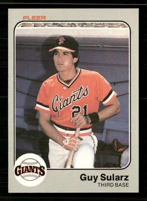 1983 Fleer #273 Guy Sularz - Image 1 of 2