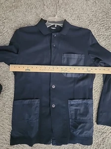 Saraceno Bellago Bellagio Azul Marino Algodón Bolsillos Frontales 3 Botones Muy Raro Italia M - Imagen 1 de 10