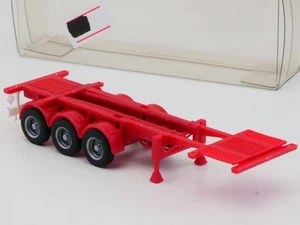 Herpa Auflieger 3-achs, Containerchassis rot wie NEU! SG 1704-26-38 - Bild 1 von 4