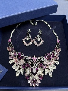 Swarovski Impulse Statement Halskette und passende Ohrringe *Preloved* - Bild 1 von 12