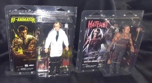 Neca Re-Animator Herbert West And Victor Crowley Hatchet Horror Figure LOT of 2 - Picture 1 of 4