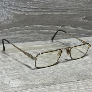 Luxottica Brille Brillengestell Metall 52-21 140 Schildpatt Rechteckig Made in Italy - Bild 1 von 10