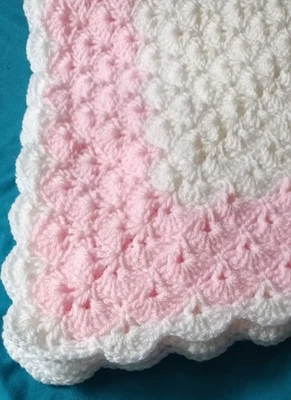 Pretty Baby Pink Acrylic Blanket - Image 1 of 2
