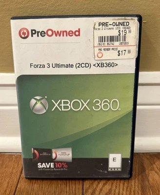 Forza 3 Ultimate - XBox 360 "Pre-Owned Games" Container - Image 1 of 3