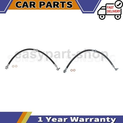 2 mangueras de línea de freno delantero Sunsong para Nissan Sentra 2002 2003 2004 2005 2006 Foto 1 de 4