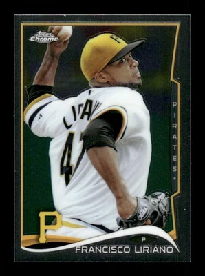 2014 Topps Chrome Pirates 115 Francisco Liriano BXCP51 - Image 1 of 2