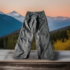 Nike 6.0 Large Cargo Pants Snowboard Mens Black Ski Gear Gorpcore Sports - Picture 1 of 10
