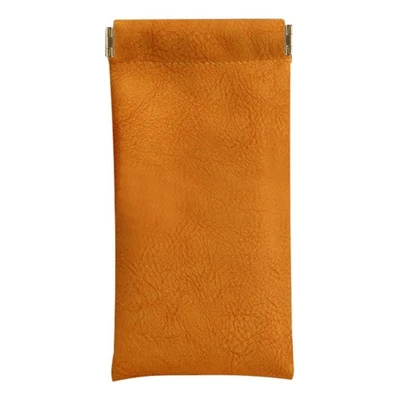 Bolsa de almacenamiento de gafas Bolsa de gafas suave PVC Cuero Gafas de sol Estuche Apretar Top Foto 1 de 4