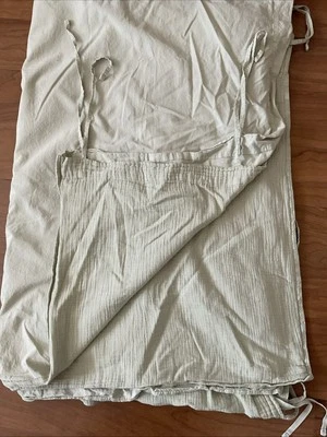 Pottery Barn Dorm Soft Gauze Duvet Cover -Twin-Sage-New out of package-no Tags - Image 1 of 3