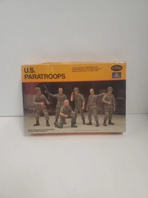 Kit Modelo Segunda Guerra Mundial Vintage Testors Italeri Paracaidistas EE. UU. Escala 1/35 - #841  Foto 1 de 4