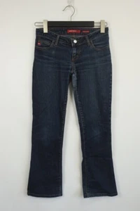 MISS SIXTY Denim EXTRA LOW TY Dark Wash Blue Stretch Bootcut Jeans Size 25 - Picture 1 of 24