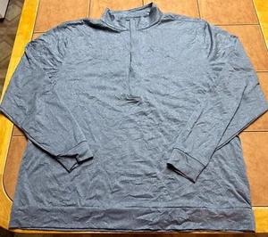 Camisa Gris Mate Para Hombres Talla XL Gris 1/4 Cremallera Pullover Golf Aire Libre Capa Superior - Imagen 1 de 8
