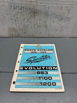 Harley Sportster XL 1986-1989 modelos catálogo de piezas manual libro 99451-89 Foto 1 de 4