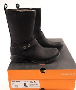 Merrell Women's Size 5M (J02130) Travvy Mid Waterproof Black Boots