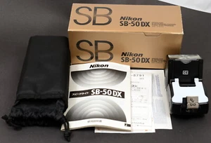 Nikon Speedlight SB-50 DX Shoe Mount Flash c/w Manual - New in Box! Old Stock! - Picture 1 of 7