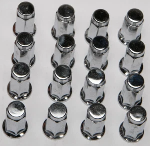 I.T.P. Lug Nuts Chrome 3/8in. - 24 Flat Base ALUG11BX - Foto 1 di 1