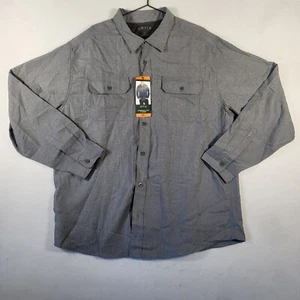 Orvis Hemd Herren 2XL Grau Kurzarm Knopfleiste Fronttaschen Outdoor - Bild 1 von 5