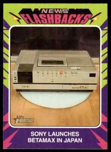 2024 Topps Heritage #NF-8 Betamax Launch News Flashbacks NONE Baseball - Picture 1 of 2