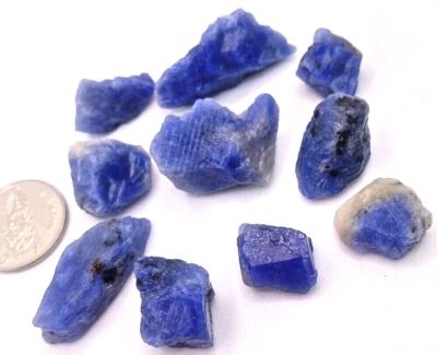 226CT. Rough Blue Sapphire Top Colors Natural Untreated 100% - Image 1 of 3