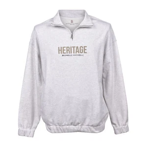 BRUNELLO CUCINELLI MEN'S ATHLETIC STYLE 1/4 ZIP CASUAL LOGO SWEATSHIRT/PULLOVER - Picture 1 of 6