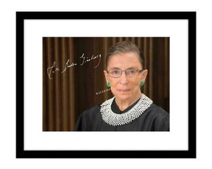 Ruth Bader Ginsburg 8x10 Signed photo print US Supreme Court Justice law - Picture 1 of 2